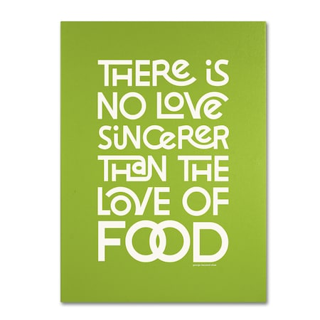 Megan Romo 'Sincere Love Of Food' Canvas Art,35x47